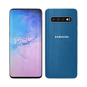 3D samsung s10 blue model