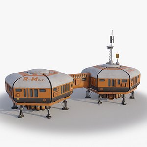 Planetary Station with PBR Materials