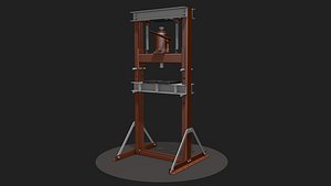 Hydraulic Bench Press 3D model