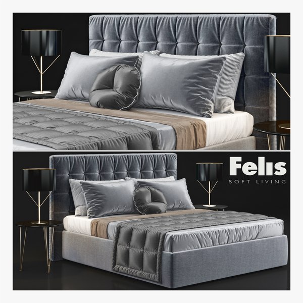 modelo 3d Felis Bed 3D PRO model - TurboSquid 2102908