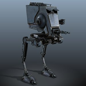 Star Wars AT-ST - low poly