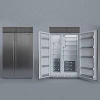 SUBZERO BI 48SIDS Refrigerator Freezer With Interior