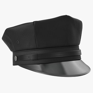 3d police hat 2 model