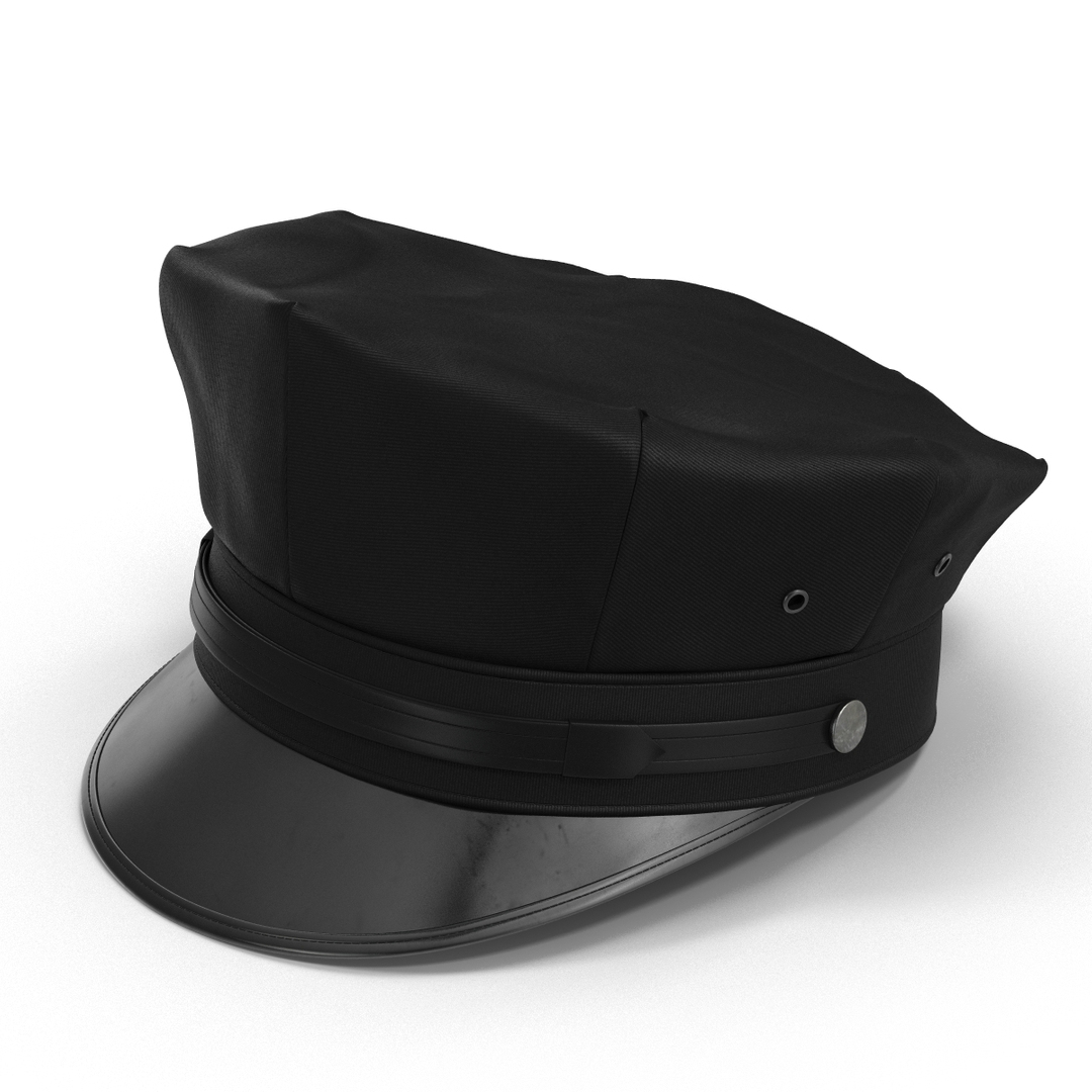 3d police hat 2 model