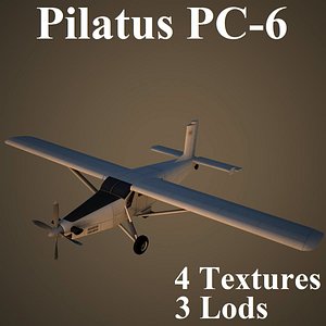 3d pilatus porter model