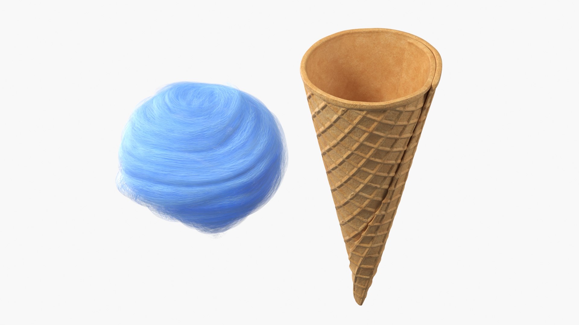 Fluffy Cotton Candy in Waffle Cone 3D https://p.turbosquid.com/ts-thumb/wu/VFjTxO/7g/fluffy_cotton_candy_in_waffle_cone_007/jpg/1788764514/1920x1080/fit_q87/1de43873e79bd2b9793764922add0718381c3336/fluffy_cotton_candy_in_waffle_cone_007.jpg