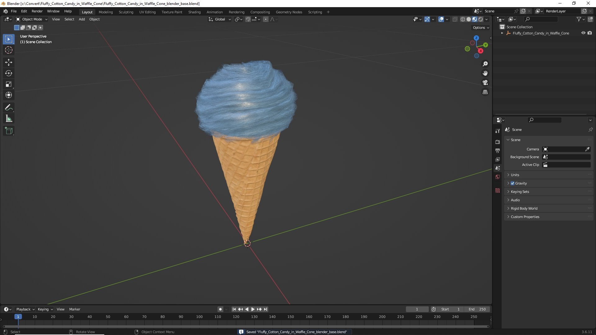 Fluffy Cotton Candy in Waffle Cone 3D https://p.turbosquid.com/ts-thumb/wu/VFjTxO/Et/fluffy_cotton_candy_in_waffle_cone_1001/jpg/1788764538/1920x1080/fit_q87/aa3efa85b268415c3d4b3cebc5a361169cb692c2/fluffy_cotton_candy_in_waffle_cone_1001.jpg
