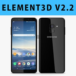 E3D - Samsung Galaxy A8 Plus 2018 Black