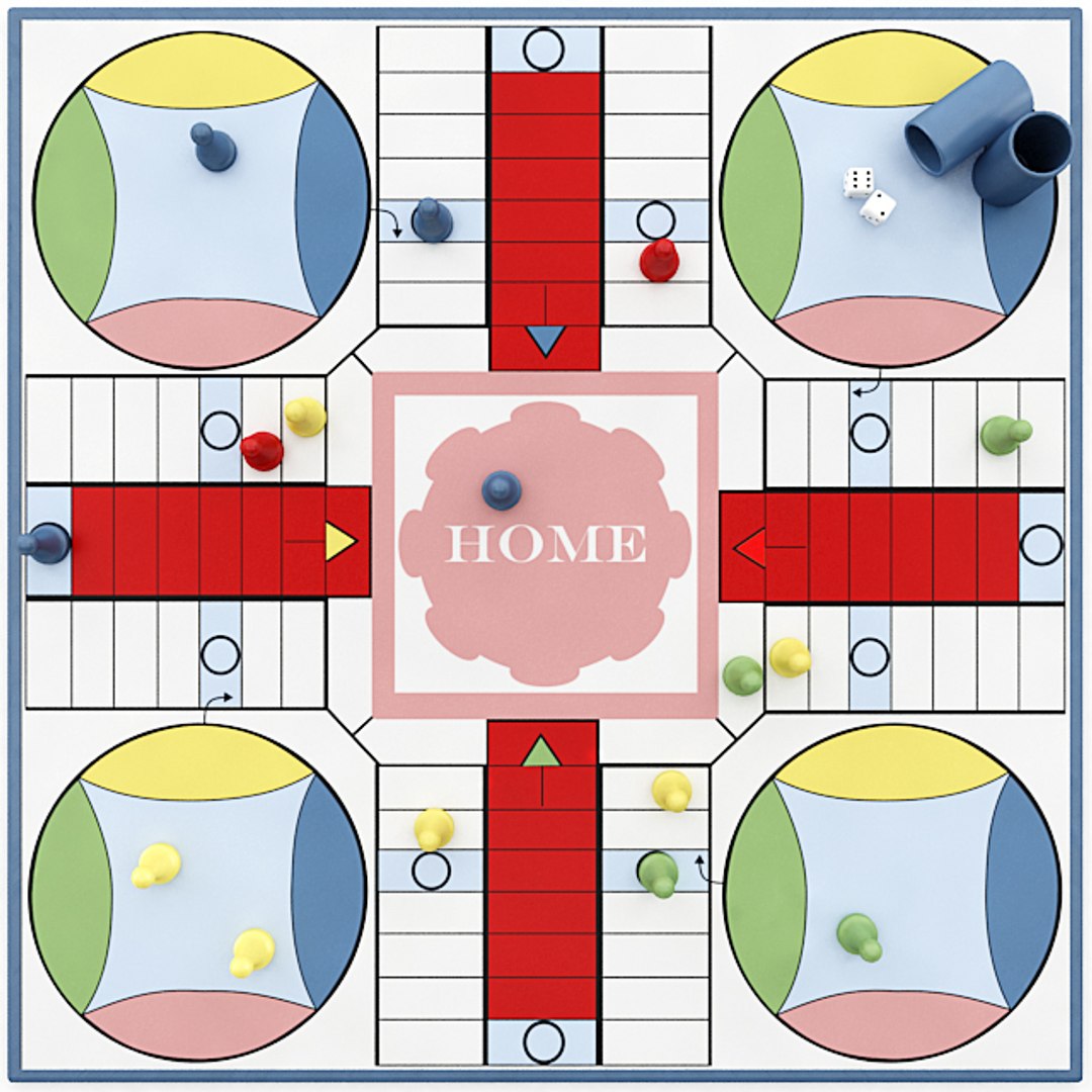Parcheesi 3D - TurboSquid 1299622