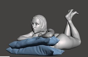 3D nude pillow