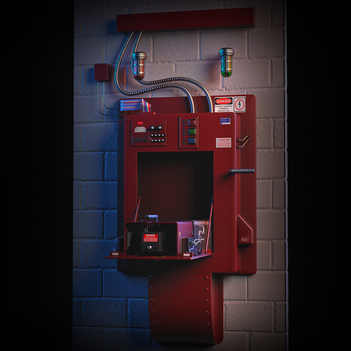 Containment unit ghostbusters 3D model TurboSquid 1662729