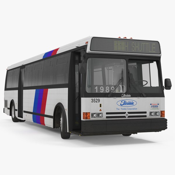 3d model flxible metro d bus