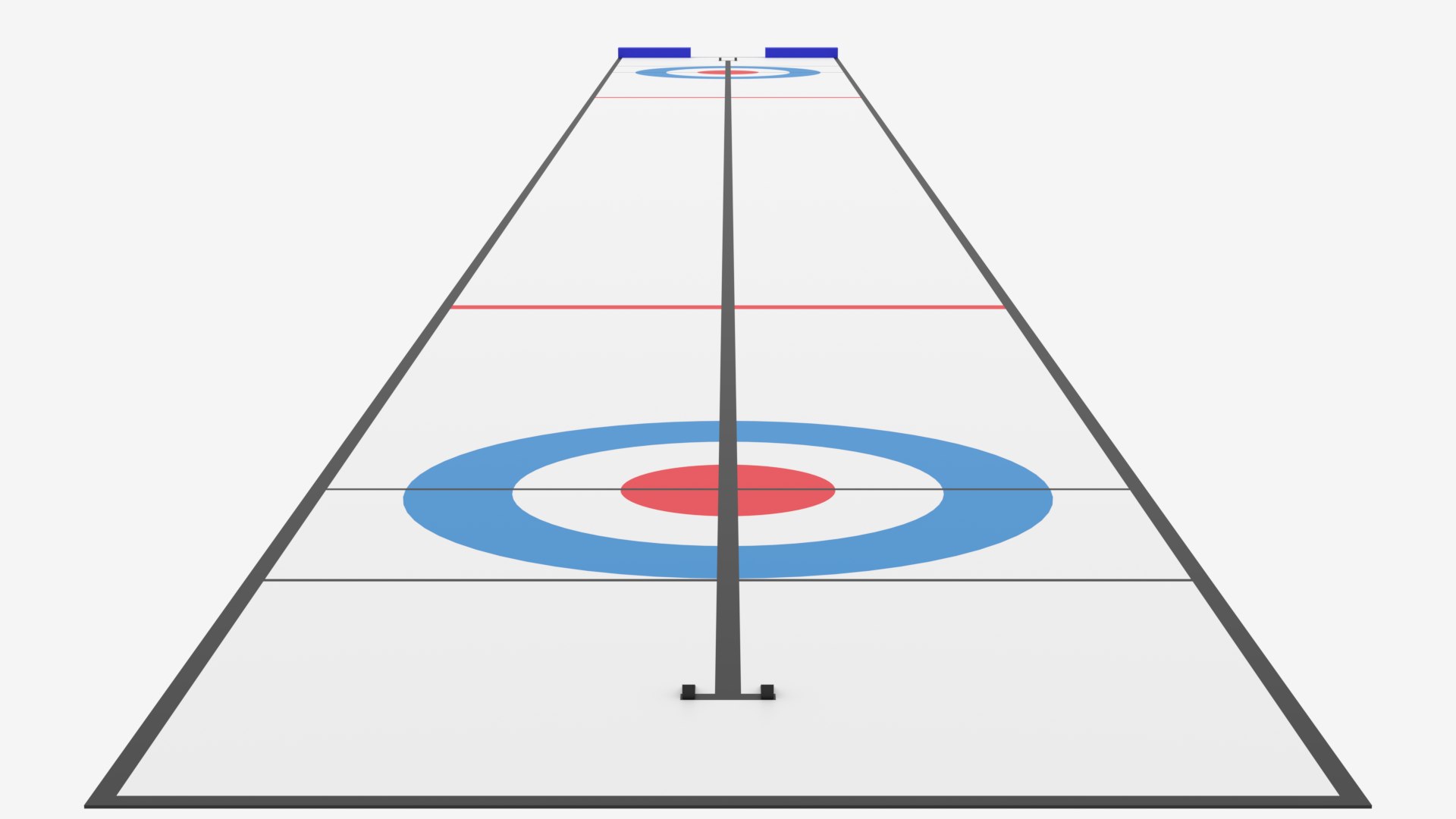 3D Cartoon Curling Rink 1 Line - TurboSquid 1836496