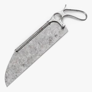 Bone Saw Surgical Tool Amputation Blade Old