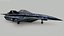 3D Rigged Lockheed SR-72 Hypersonic Unmanned Plane PBR model