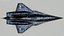 3D Rigged Lockheed SR-72 Hypersonic Unmanned Plane PBR model