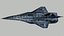 3D Rigged Lockheed SR-72 Hypersonic Unmanned Plane PBR model
