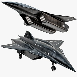 Rigged Lockheed SR-72 Hypersonic Unmanned Plane PBR