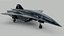 3D Rigged Lockheed SR-72 Hypersonic Unmanned Plane PBR model