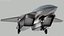 3D Rigged Lockheed SR-72 Hypersonic Unmanned Plane PBR model