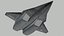 3D Rigged Lockheed SR-72 Hypersonic Unmanned Plane PBR model