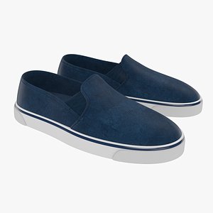 3D classic slip shoes model