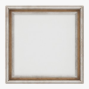 Frame with picture square 03 model