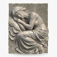 Basrelief Sleeping Woman