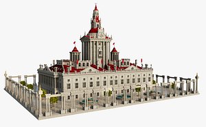 Fantasy Ancient Palace 3D model