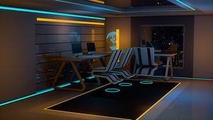 3D Sci Fi Room