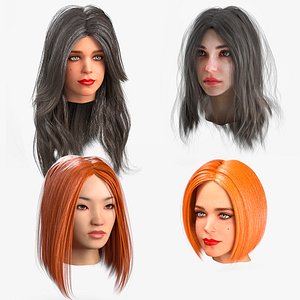 Female Heads Collection 7