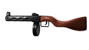 Toon PPSh-41 3D model