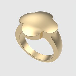 Four-Leaf Clover Statement Ring JDBCo