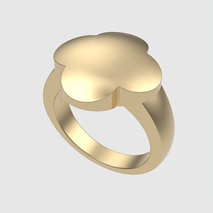 Four-Leaf Clover Statement Ring JDBCo