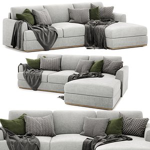 NIXON Fabric Modular Sofa with chaise