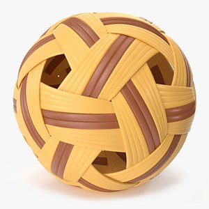 3D model Sepak Takraw Sport Kick Rattan Ball