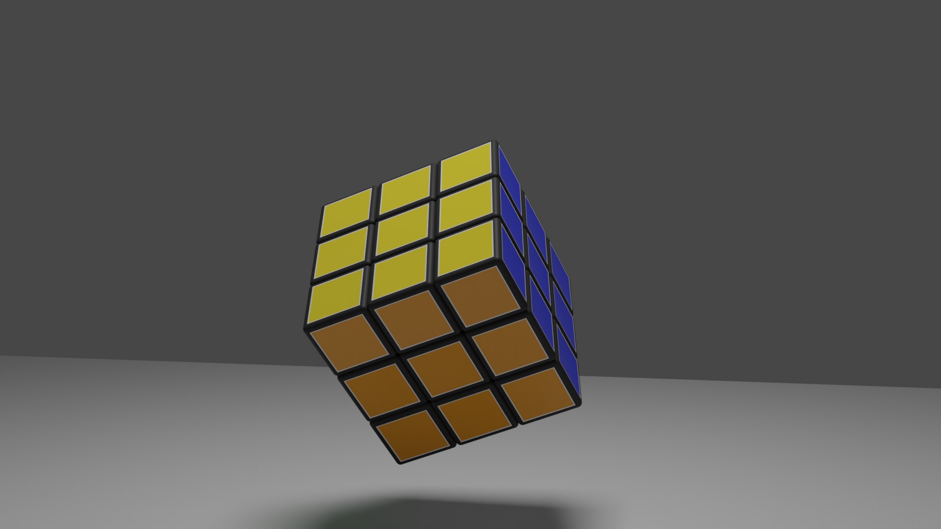 Rubiks Cube 3x3 3D Model - TurboSquid 2135375
