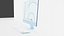Apple iMac 24-inch 2021 blue set 3d model