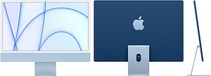 Apple iMac 24-inch 2021 blue set 3d model