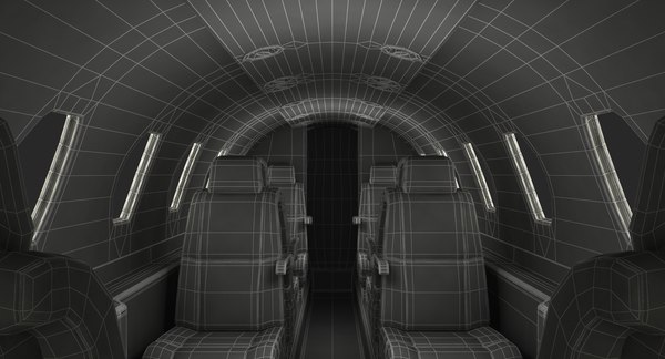 3d Business Jet Interior Cockpit - Turbosquid 1259590