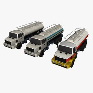 3D truck fueltruck fuel