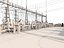 High Detailed Electrical Substation