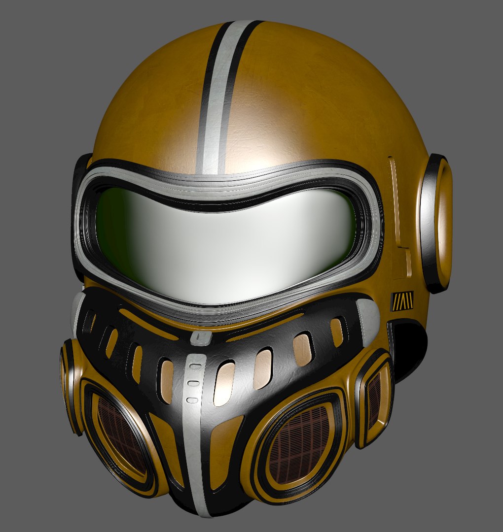 Helmet Sci-fi Model - TurboSquid 1273839