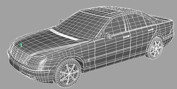 vehicle sedan 3d model