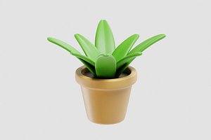 Plant leaf 3D model