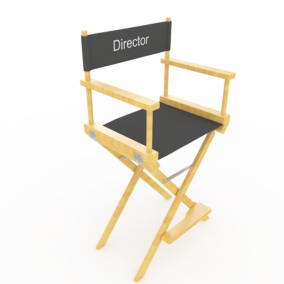 Director chair 3D model - TurboSquid 1296561