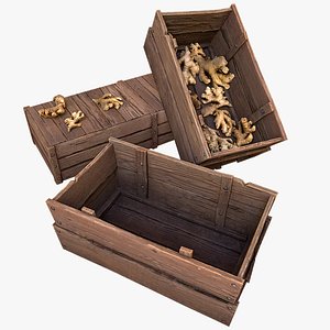 3D Crate Ginger Box Crate Stand