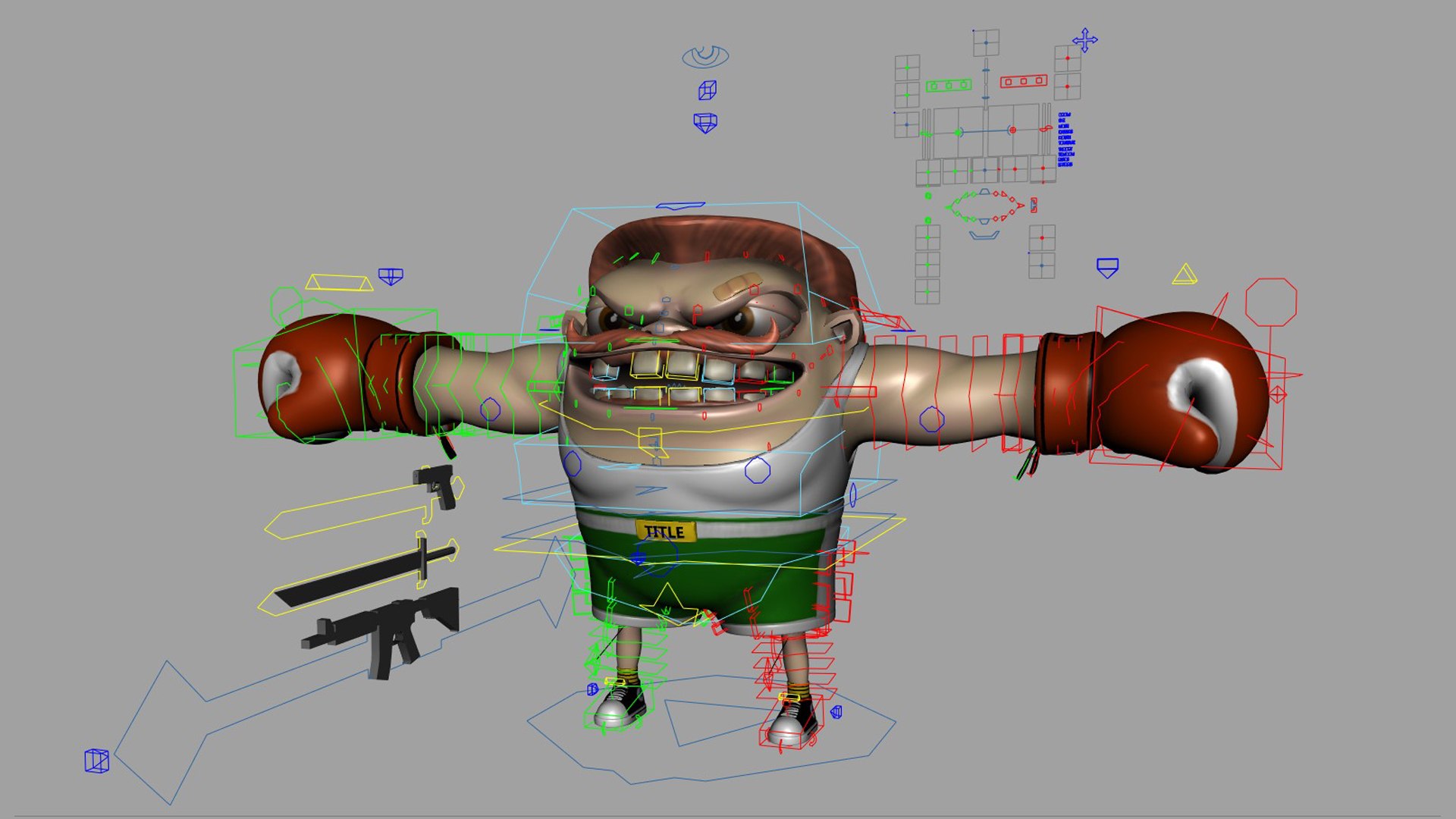 Mini Boxer Anim Rig 3D Model - TurboSquid 2230791