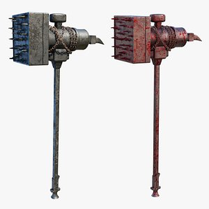 Resident Evil Hammer Collection All PBR Textures 3D