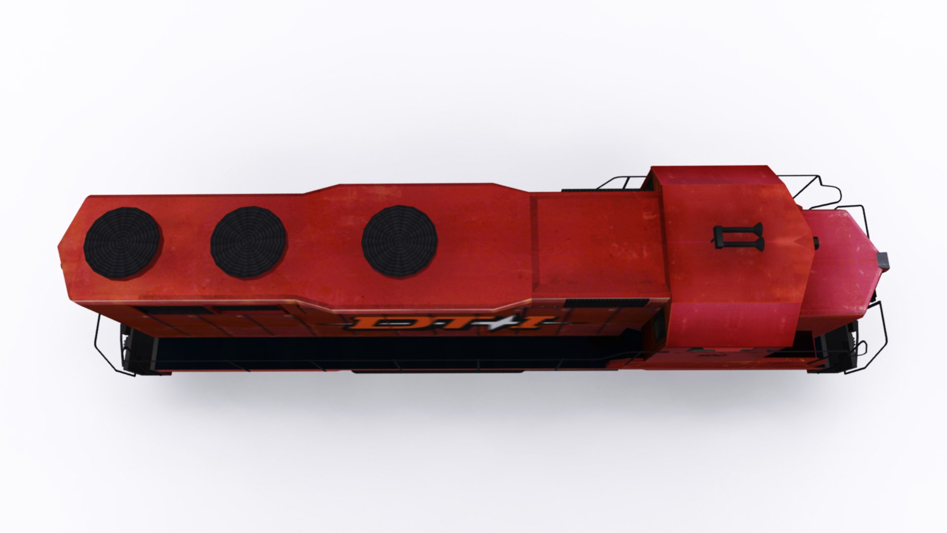 EMD GP40 2 3D Model - TurboSquid 2099932